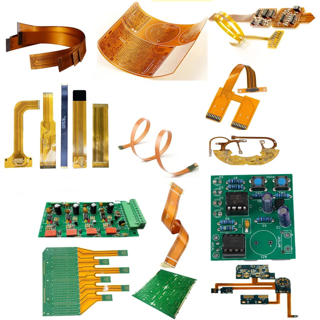 94V0 RoHS Flexible PCB Board 2-8 Layer Rigid-Flex Printed Circuit Board